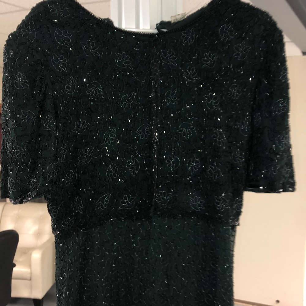 Emerald green dress
